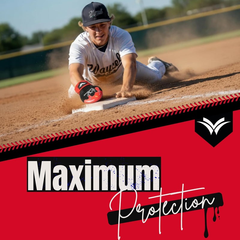 Waycel Sliding Mitts - Baseball Sliding Mitt for Youth - Ice Cream Sliding Mitt Baseball - Softball - Image 3
